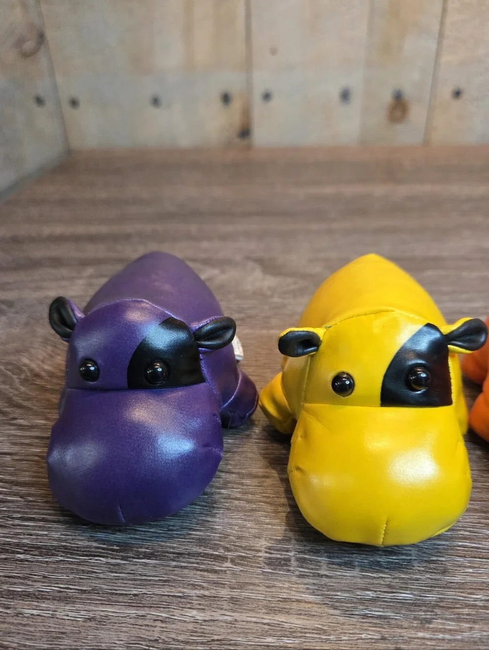 Sportime Indestructible Bean Bag Hippos Set of 4 Hippopotamus Vintage 1996
